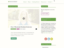 Tablet Screenshot of healingisfreedom.com